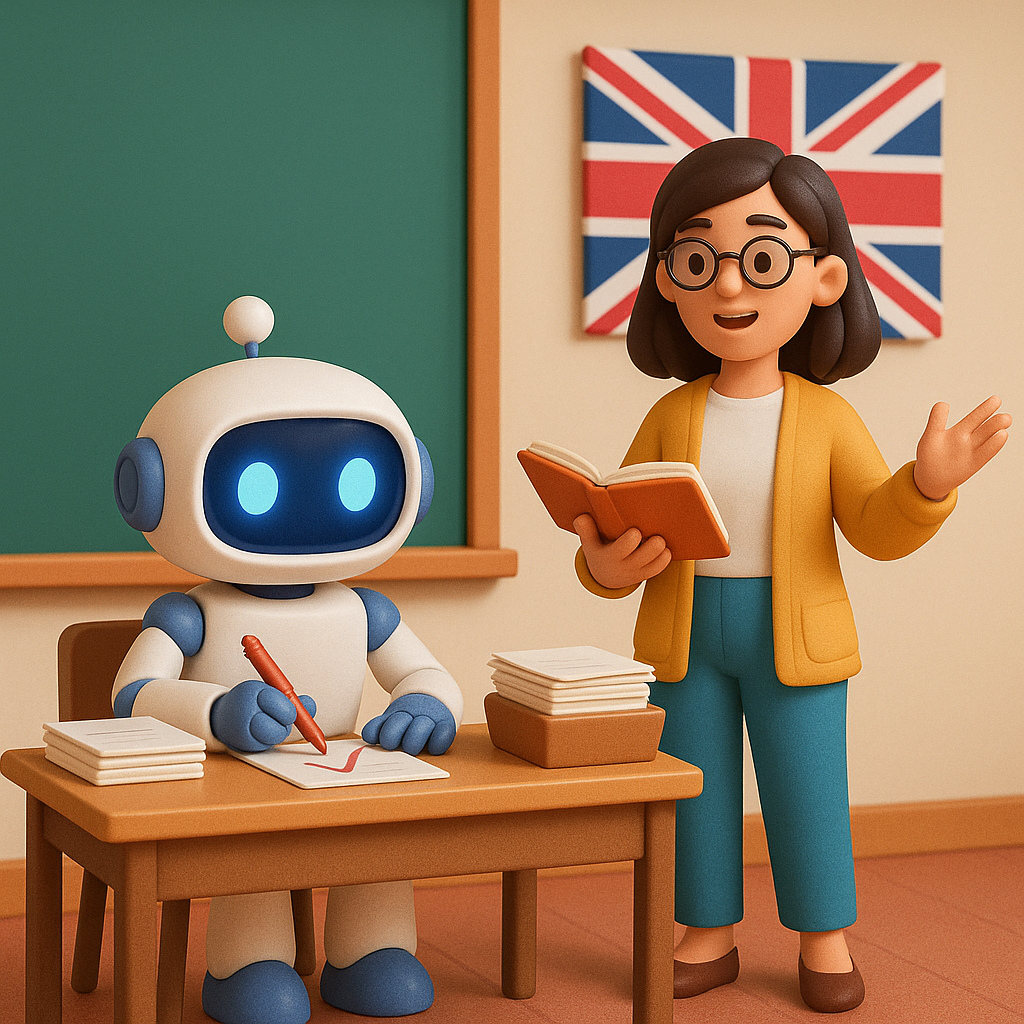 Teaching while AI does marking